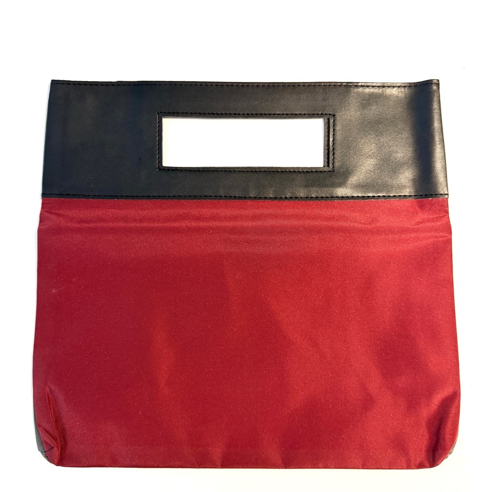 Elizabeth Arden Two Tone Dark Red/Gray, and Black Women’s Tote/Cosmetic Bag